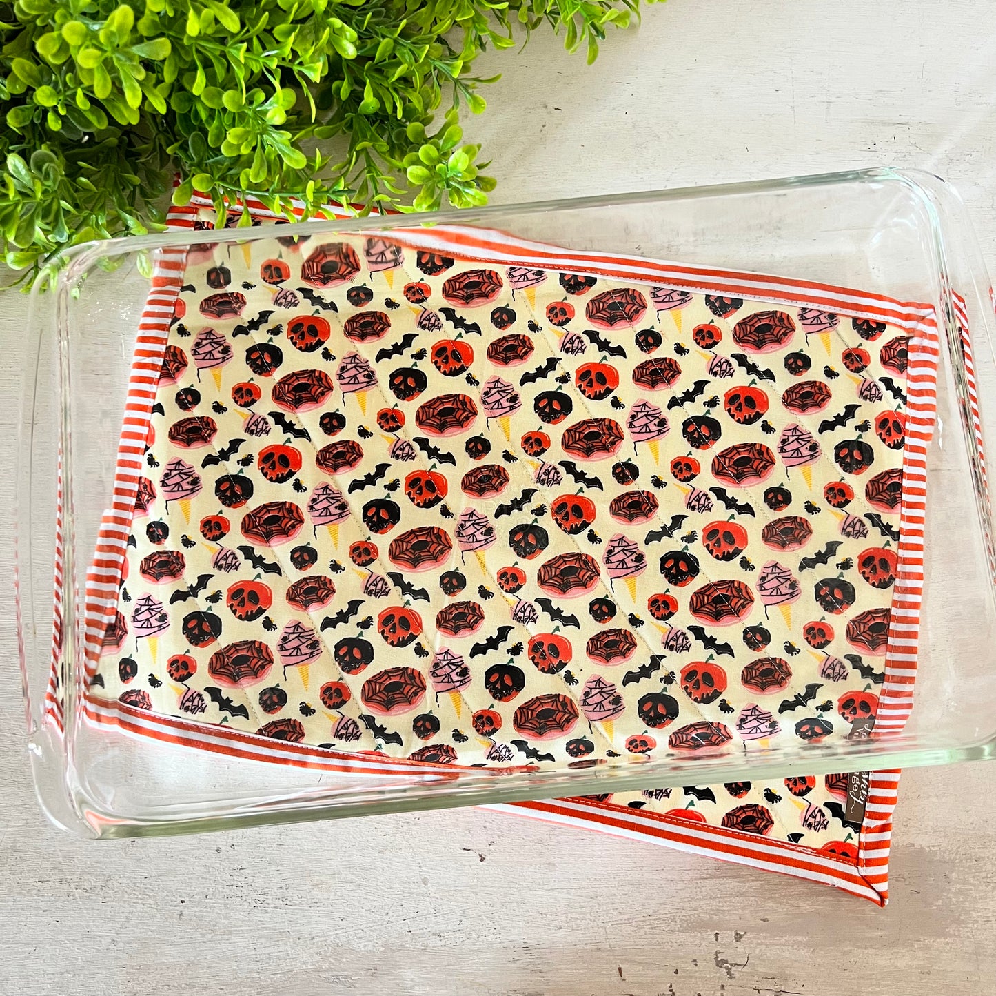 Halloween Donuts Hot Pad