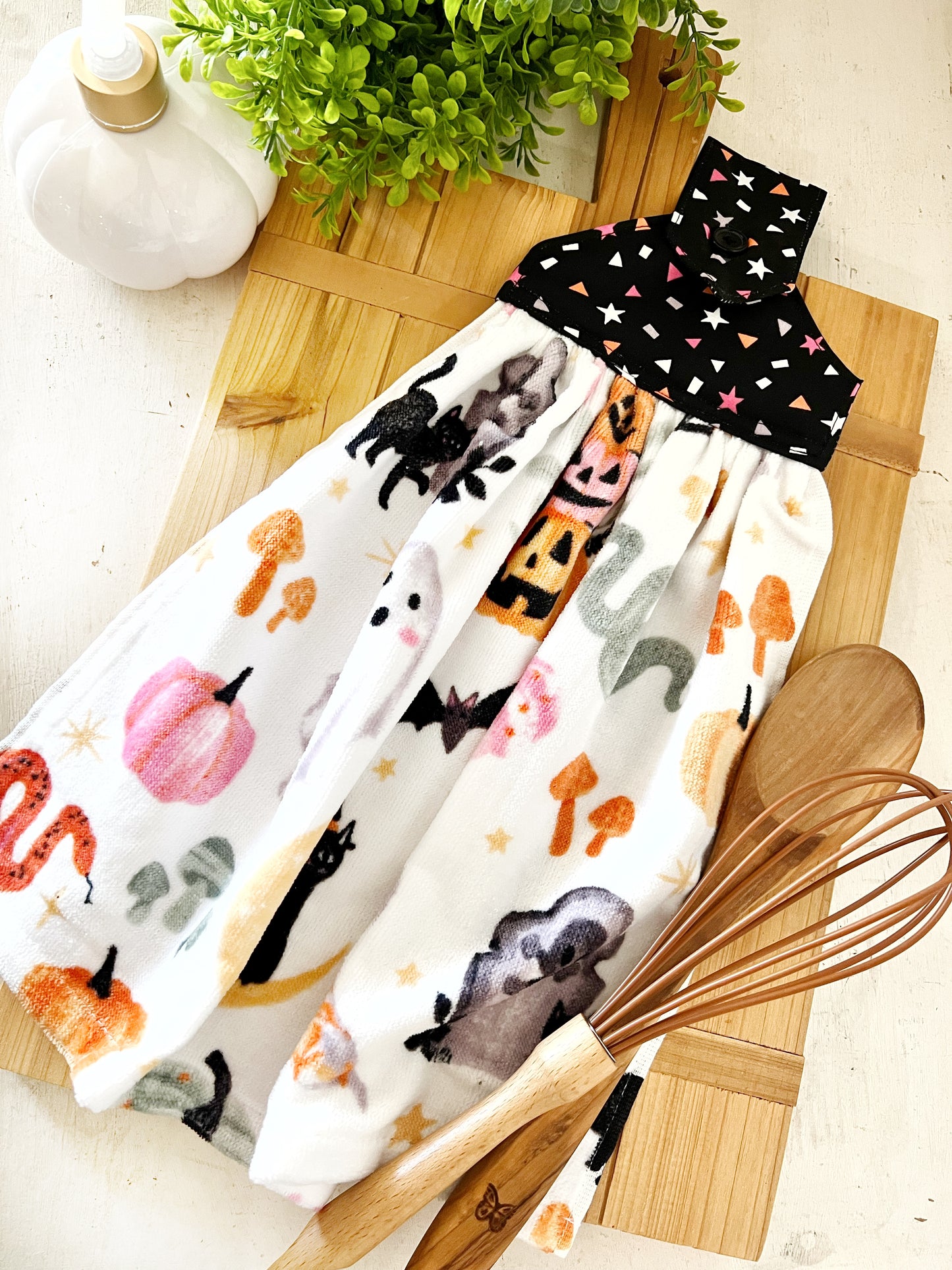 Watercolor Halloween Towel