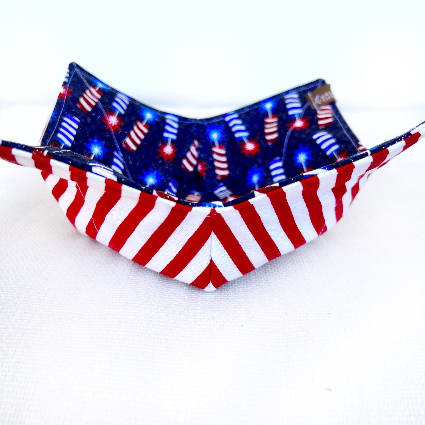 Patriotic Firecracker Bowl Cozy