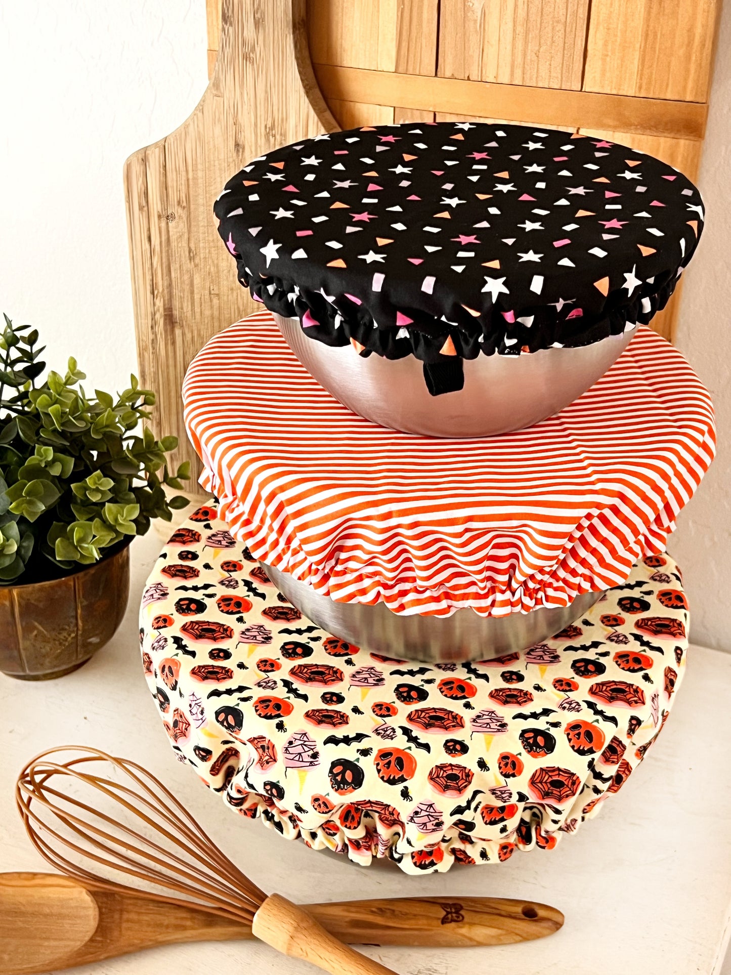Halloween Donuts Bowl Covers