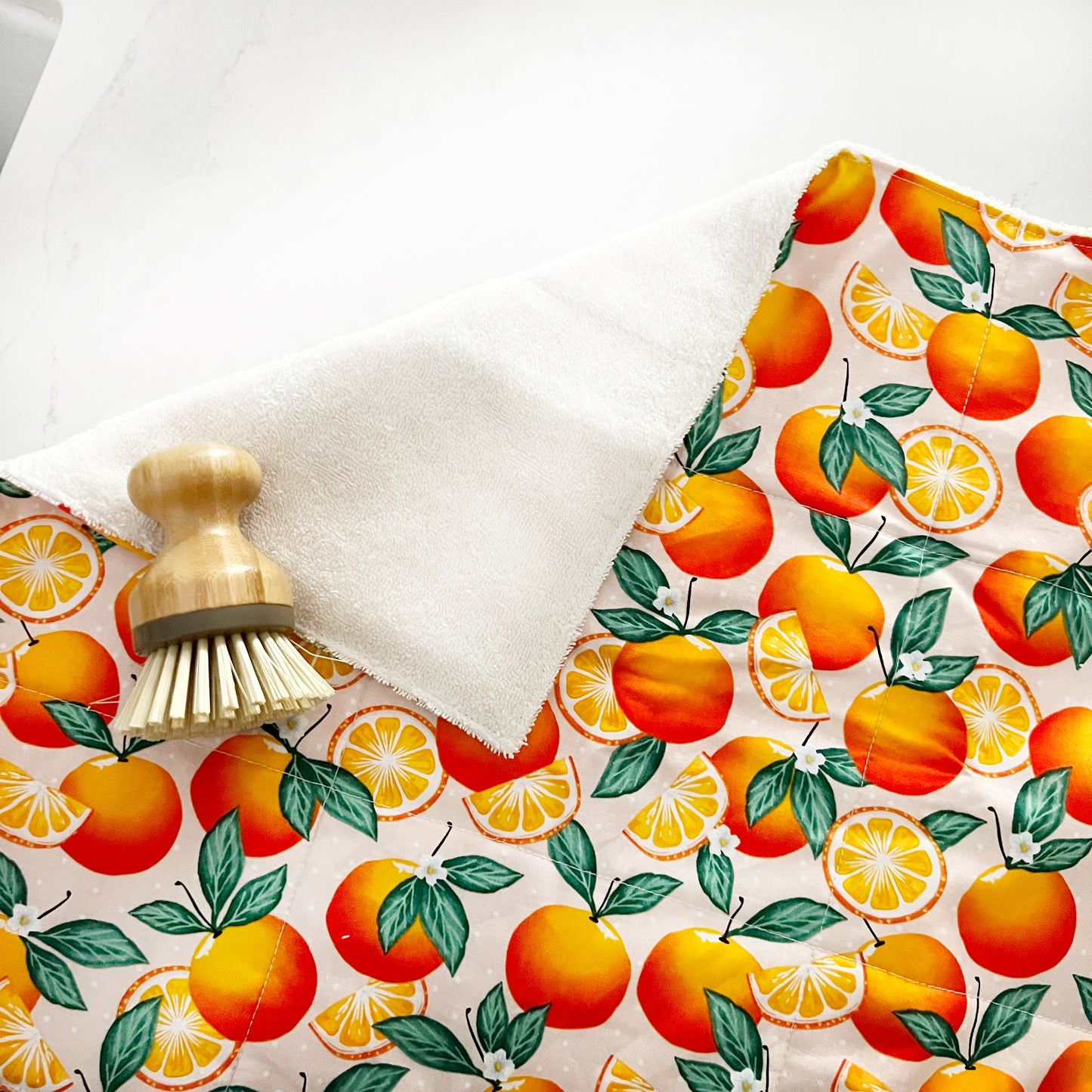 Orange on dot Drying Mat