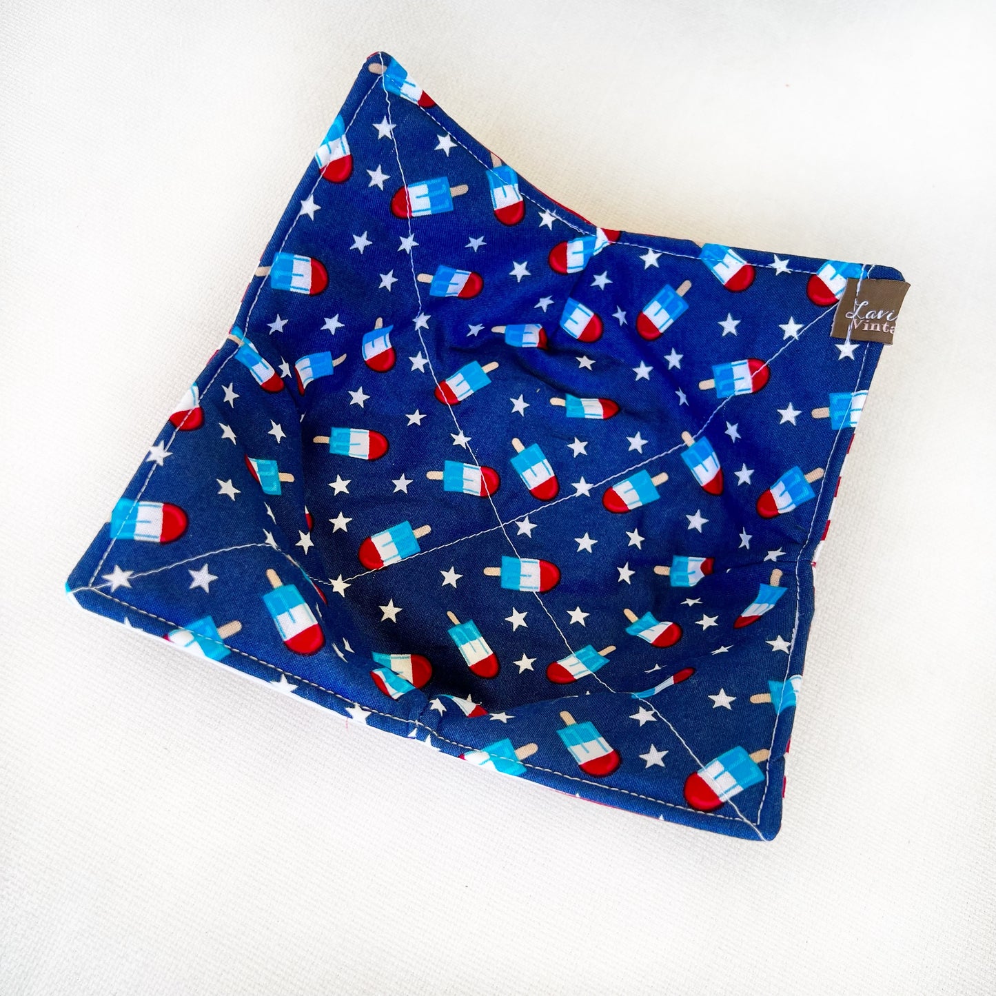 Patriotic Popsicle Bowl Cozy