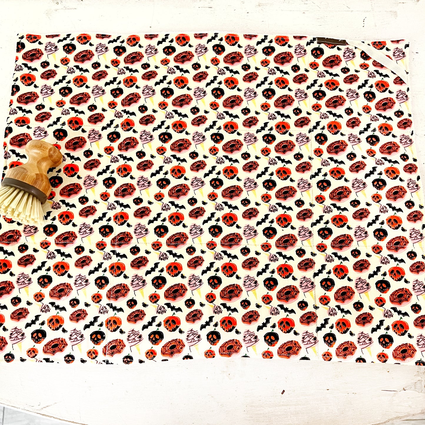 Halloween Donuts Drying Mat