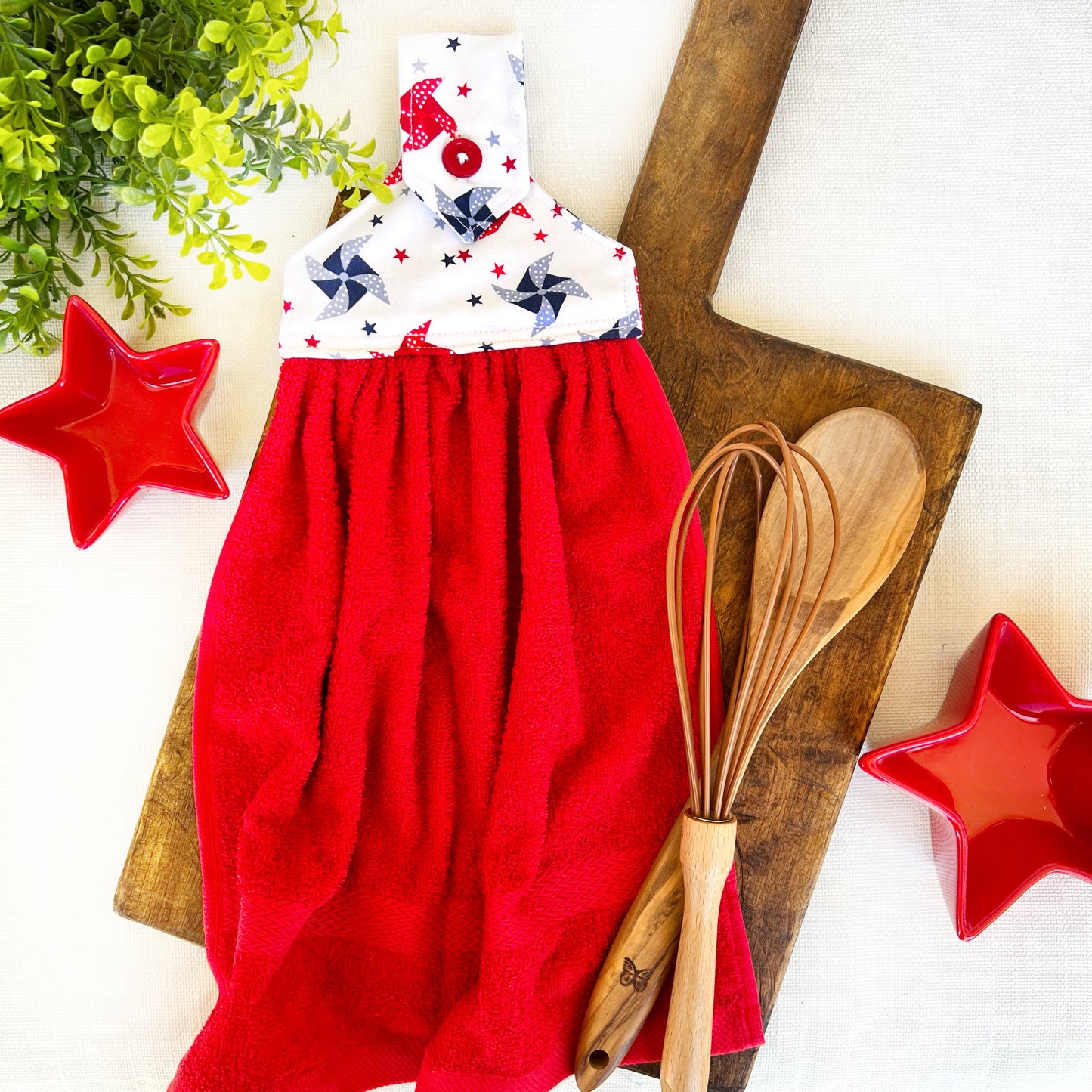 Patriotic Pinwheels Towel