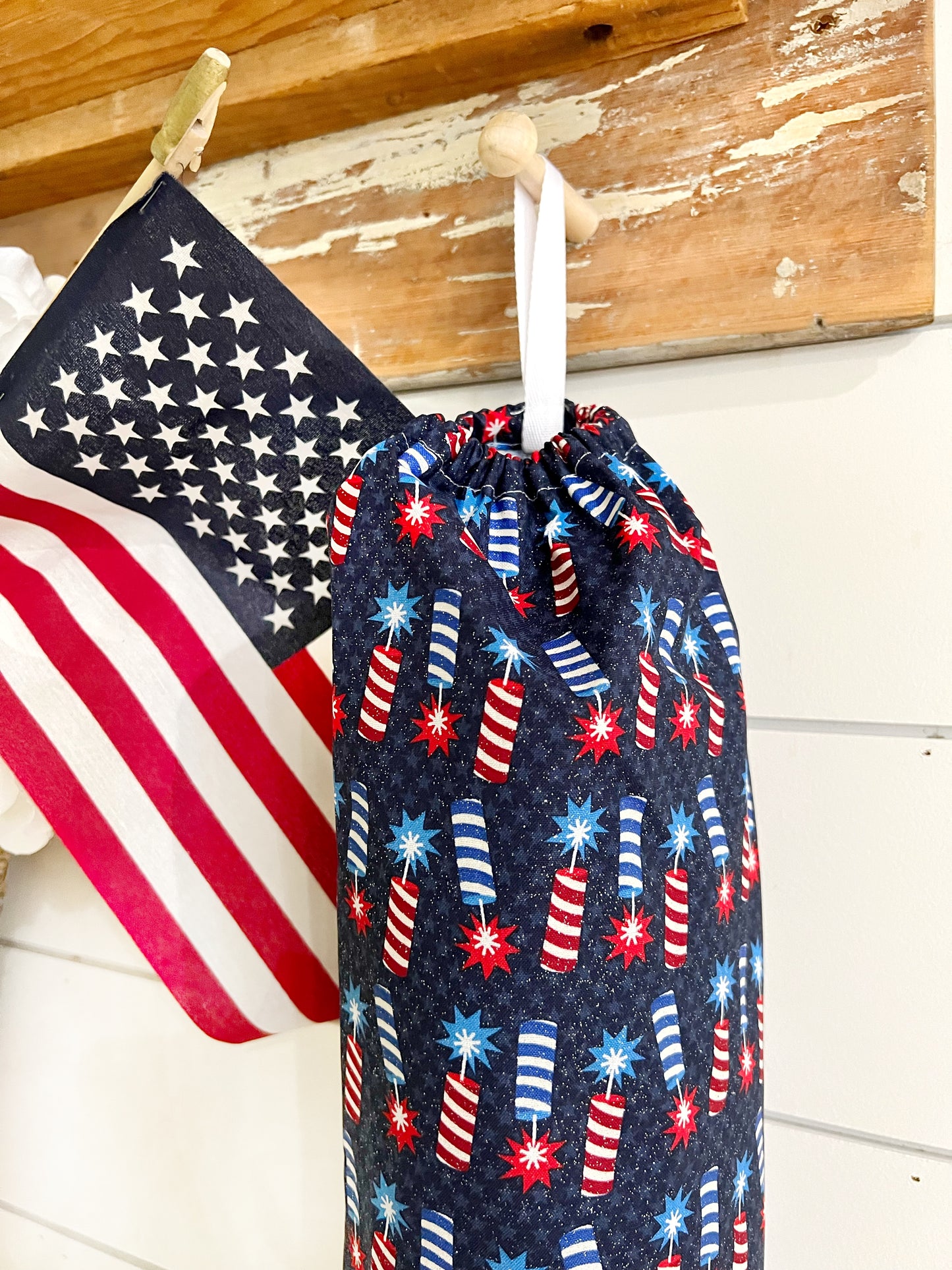 Patriotic Firecracker Bag Holder