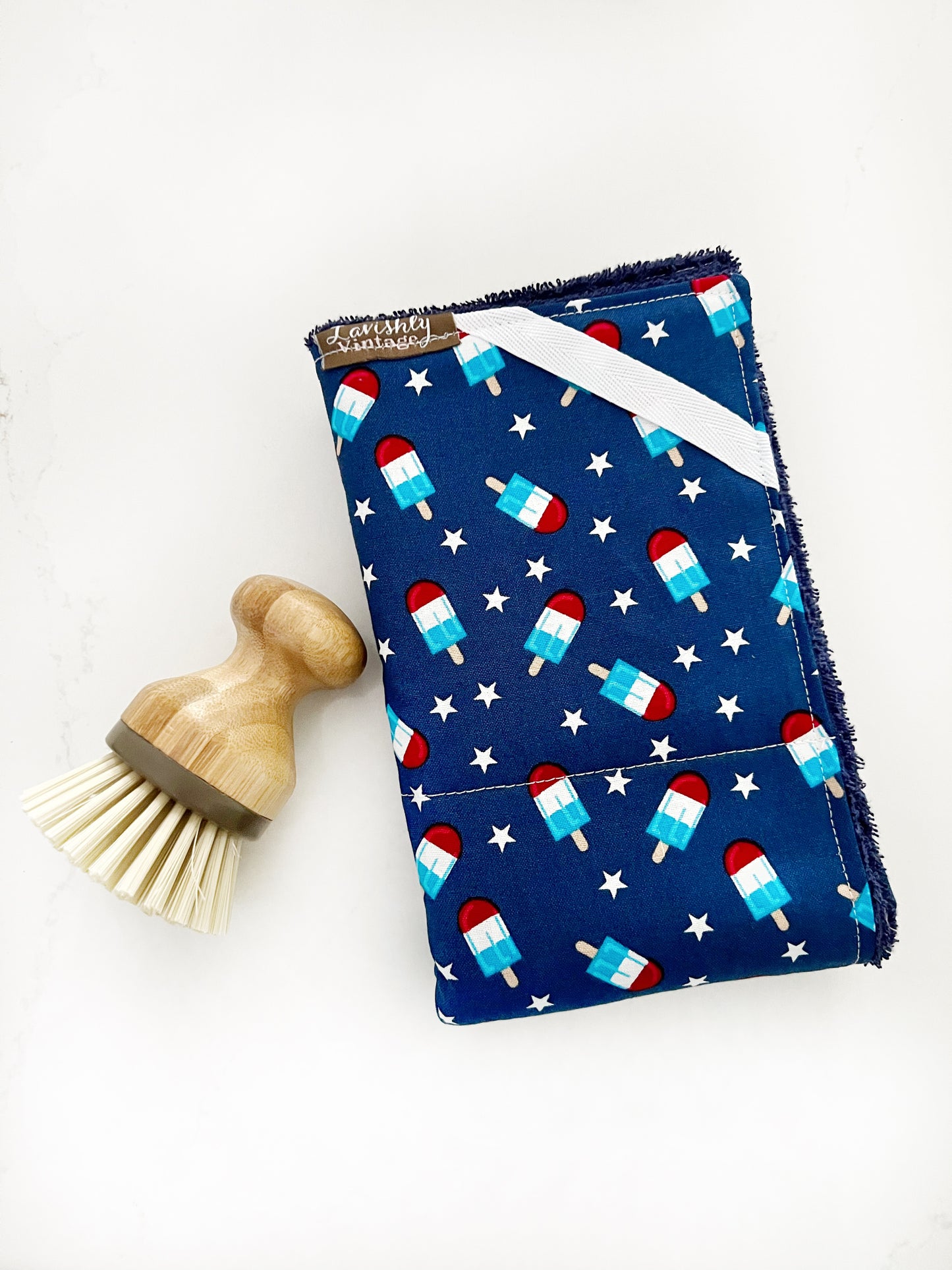 Patriotic Popsicle Drying Mat