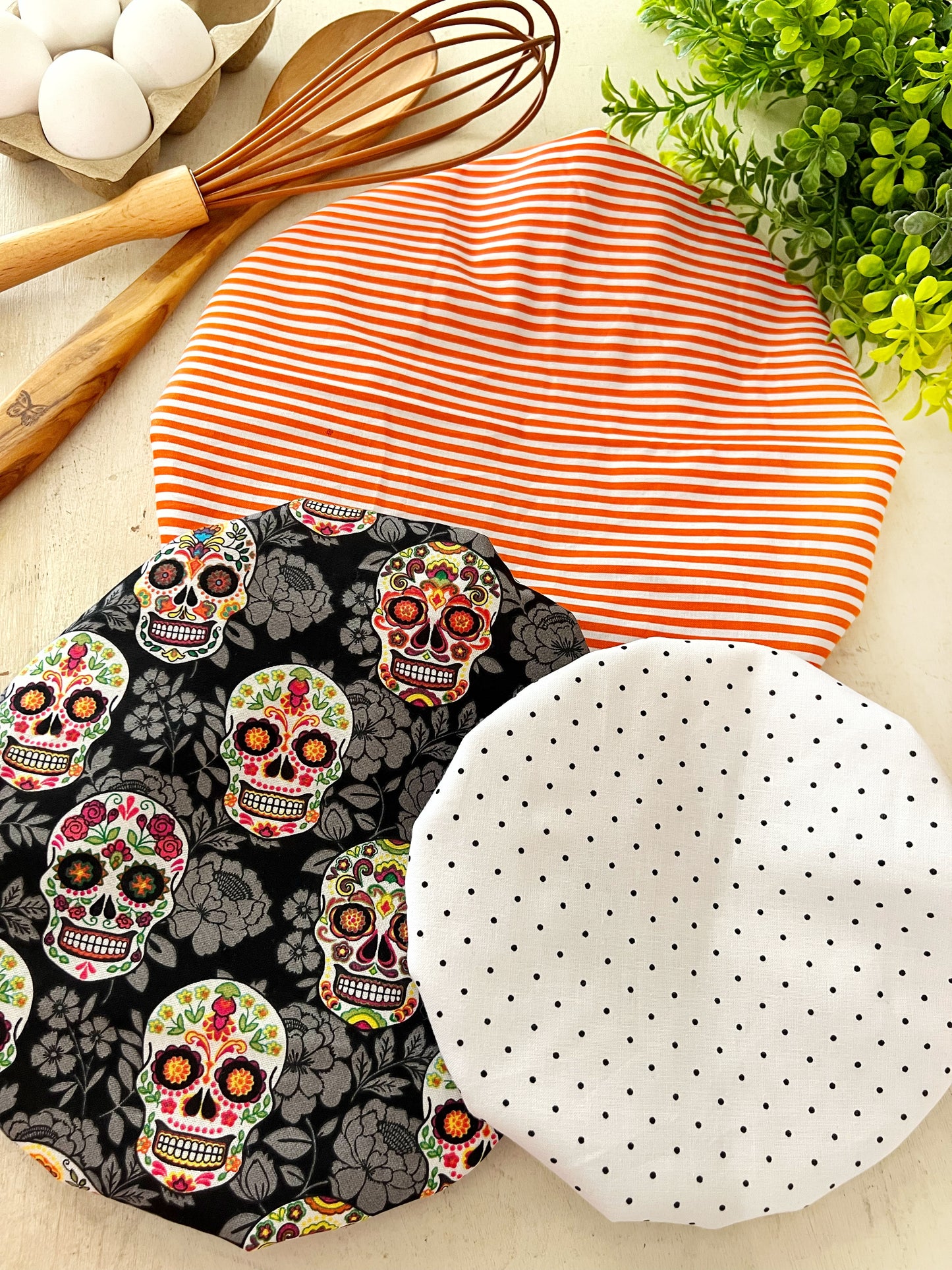 Sugar Skulls Bowl Cover
