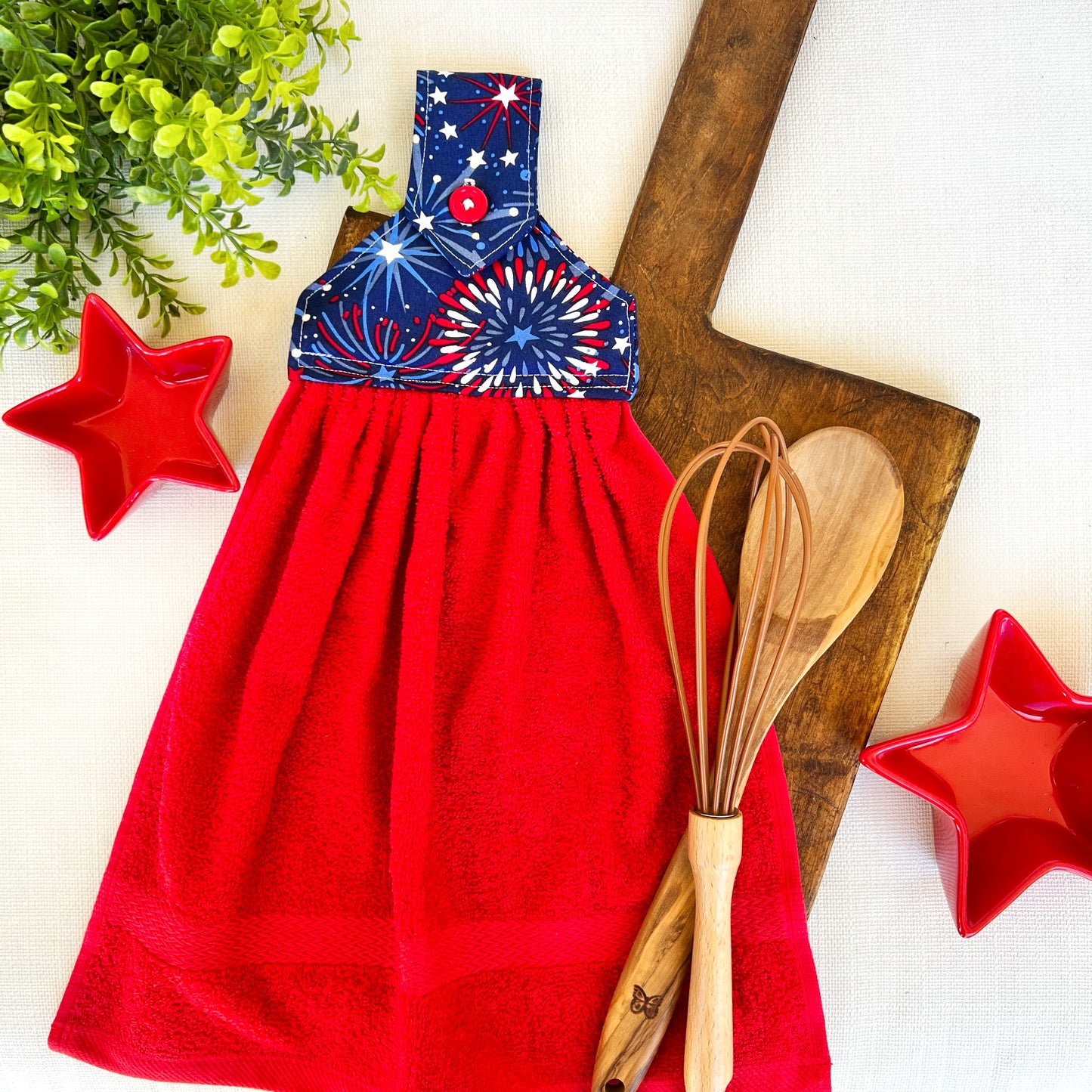 Patriotic Fireworks Towel