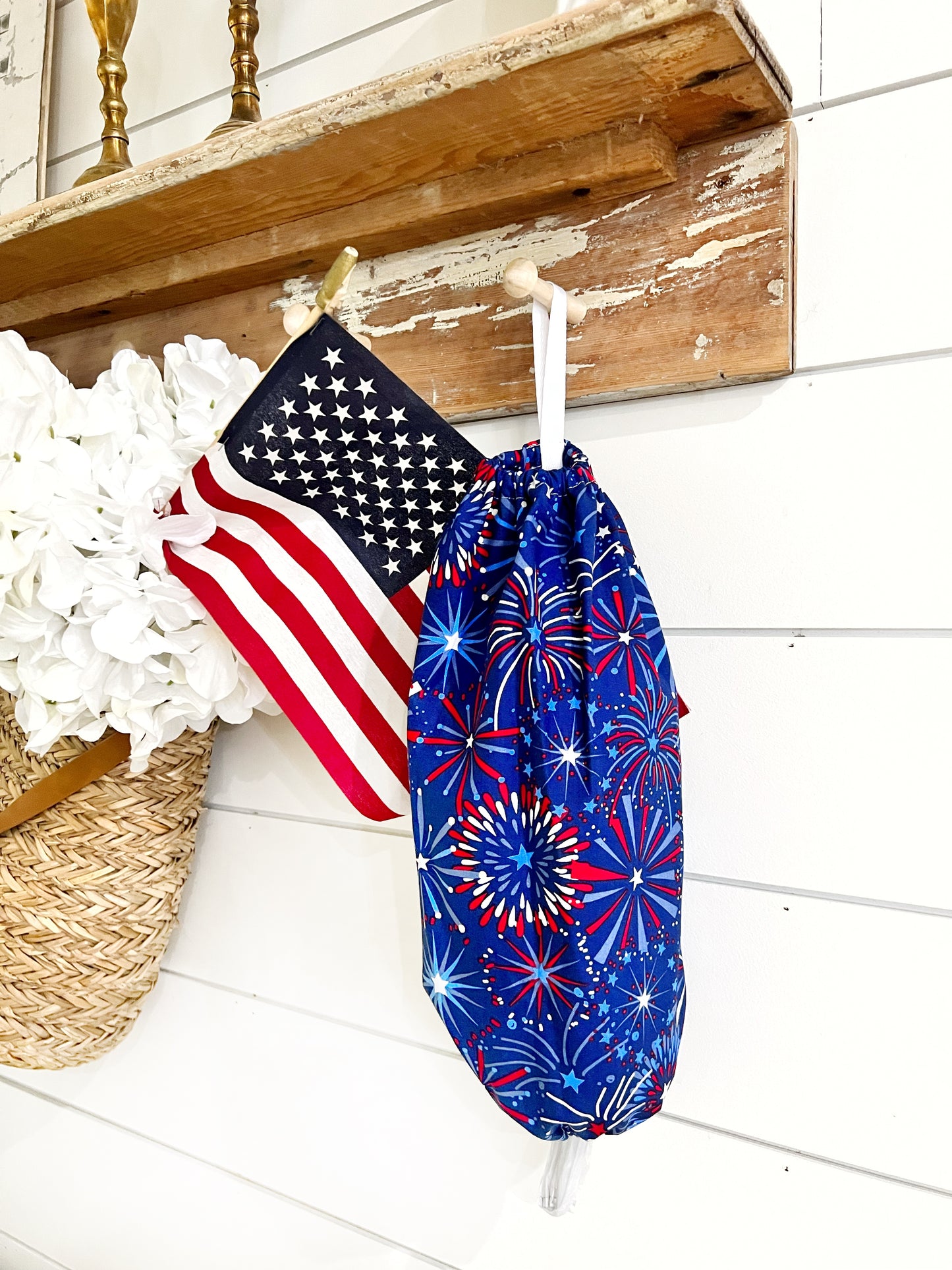 Patriotic Fireworks Bag Holder