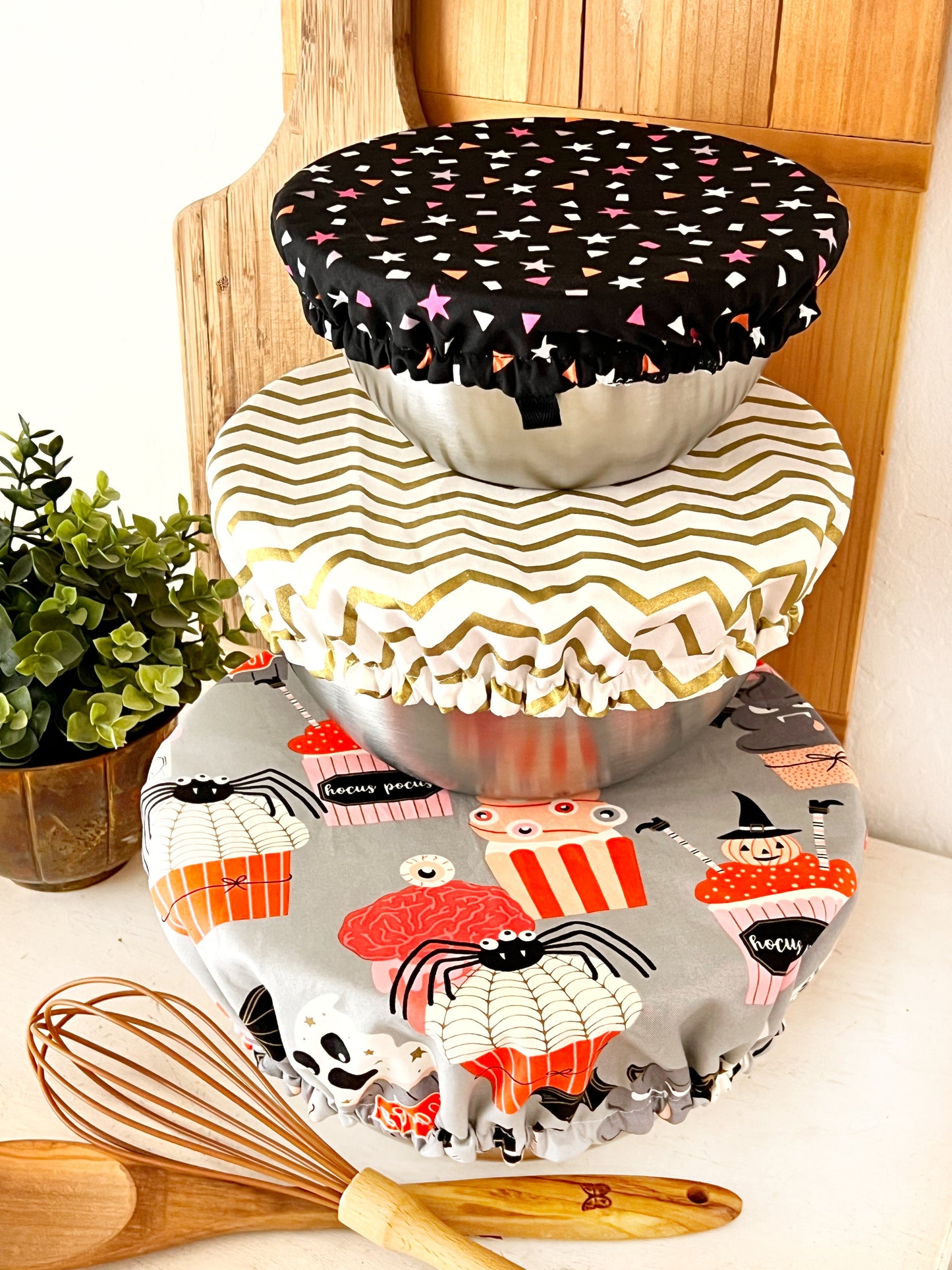 Halloween Boo Bakes Bowl Covers