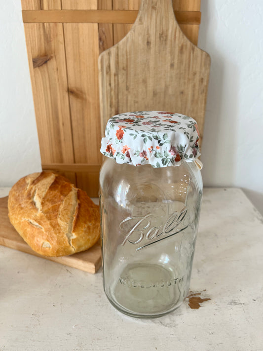 Emily Florals Jar Cover