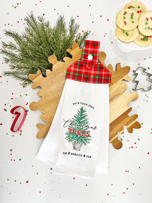 Pick your own Christmas Tree Towel