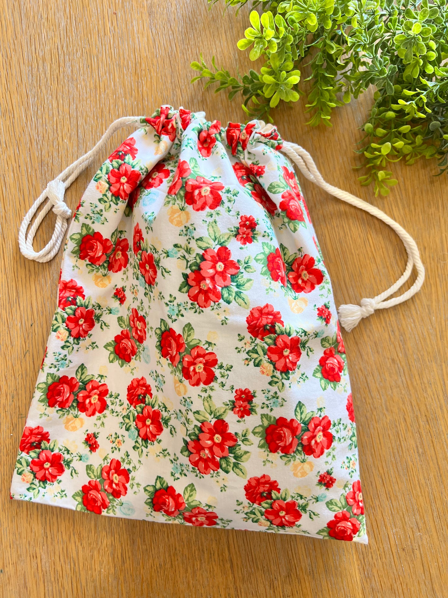 Vintage Floral Bread Bag