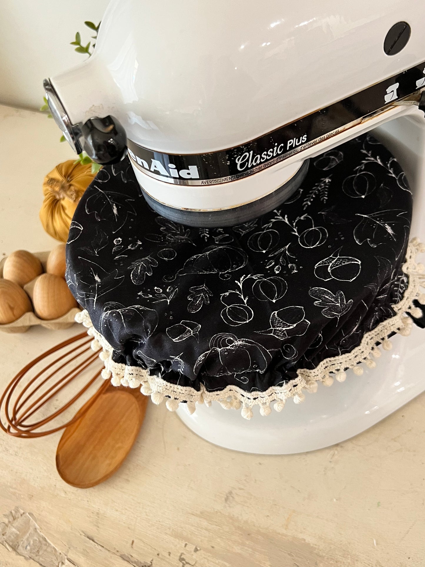 Chalkboard Pumpkins Mixer Cover