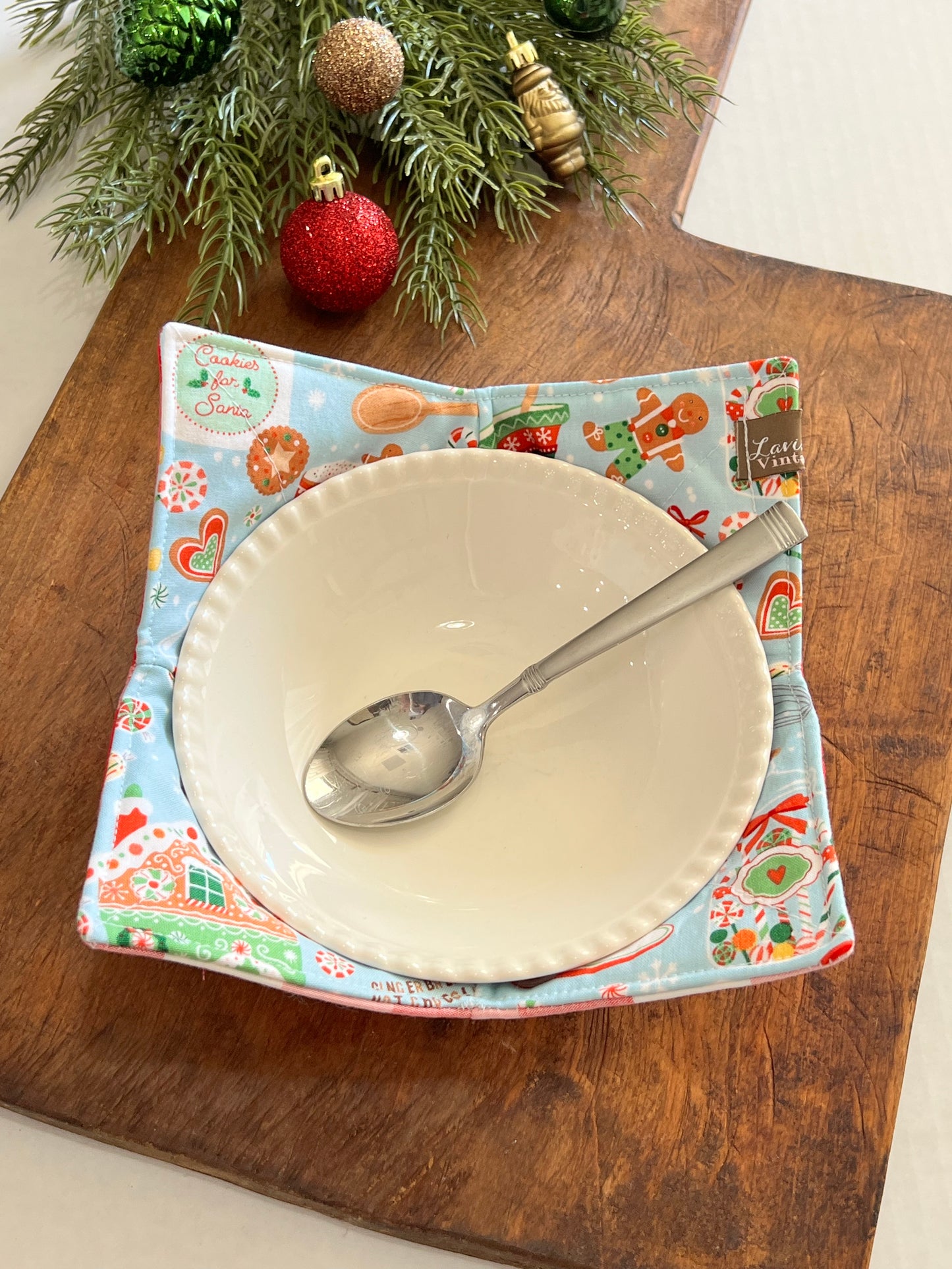 Christmas Baking Bowl Cozy