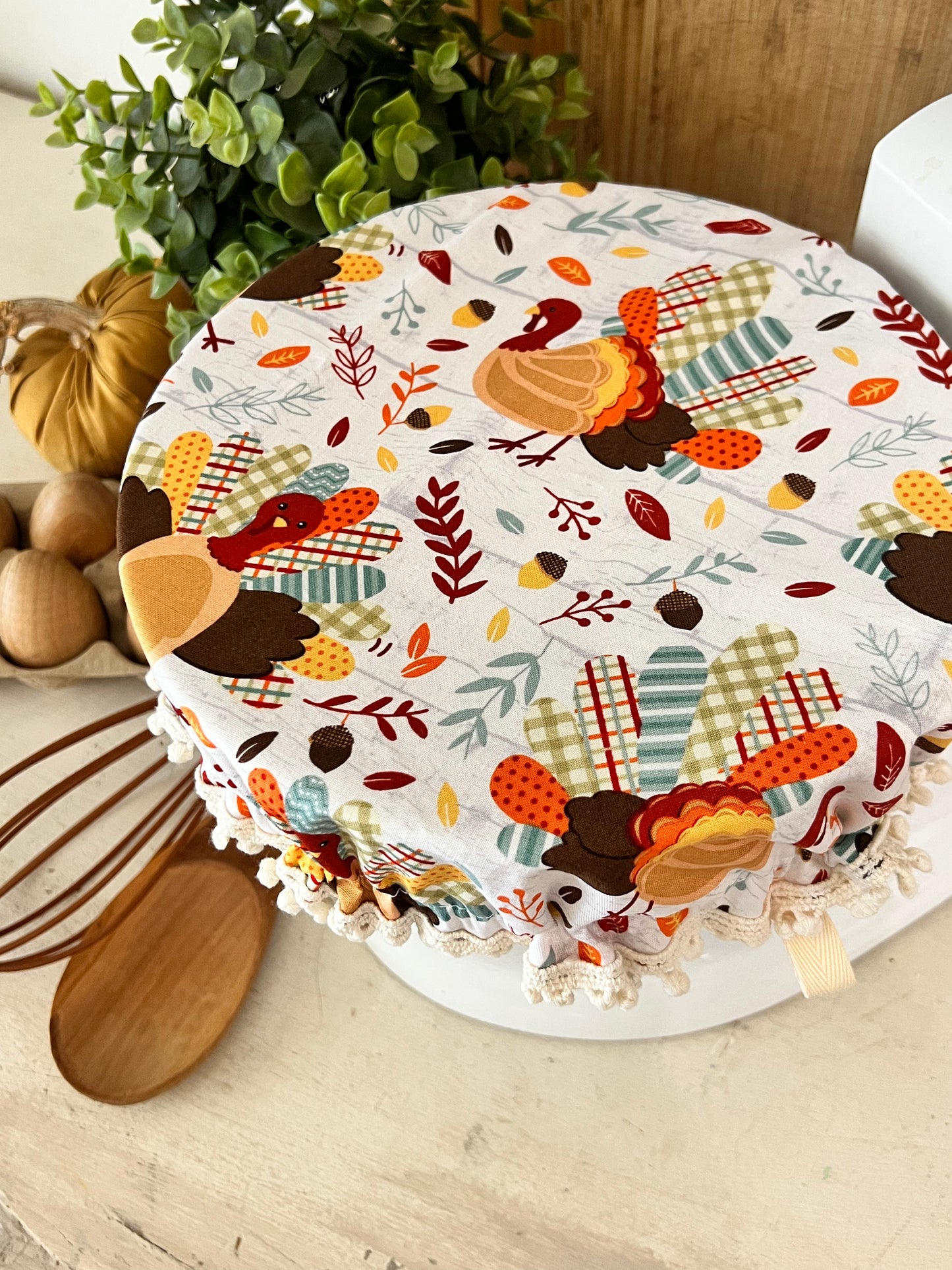 Patterned Turkey Mixer Cover