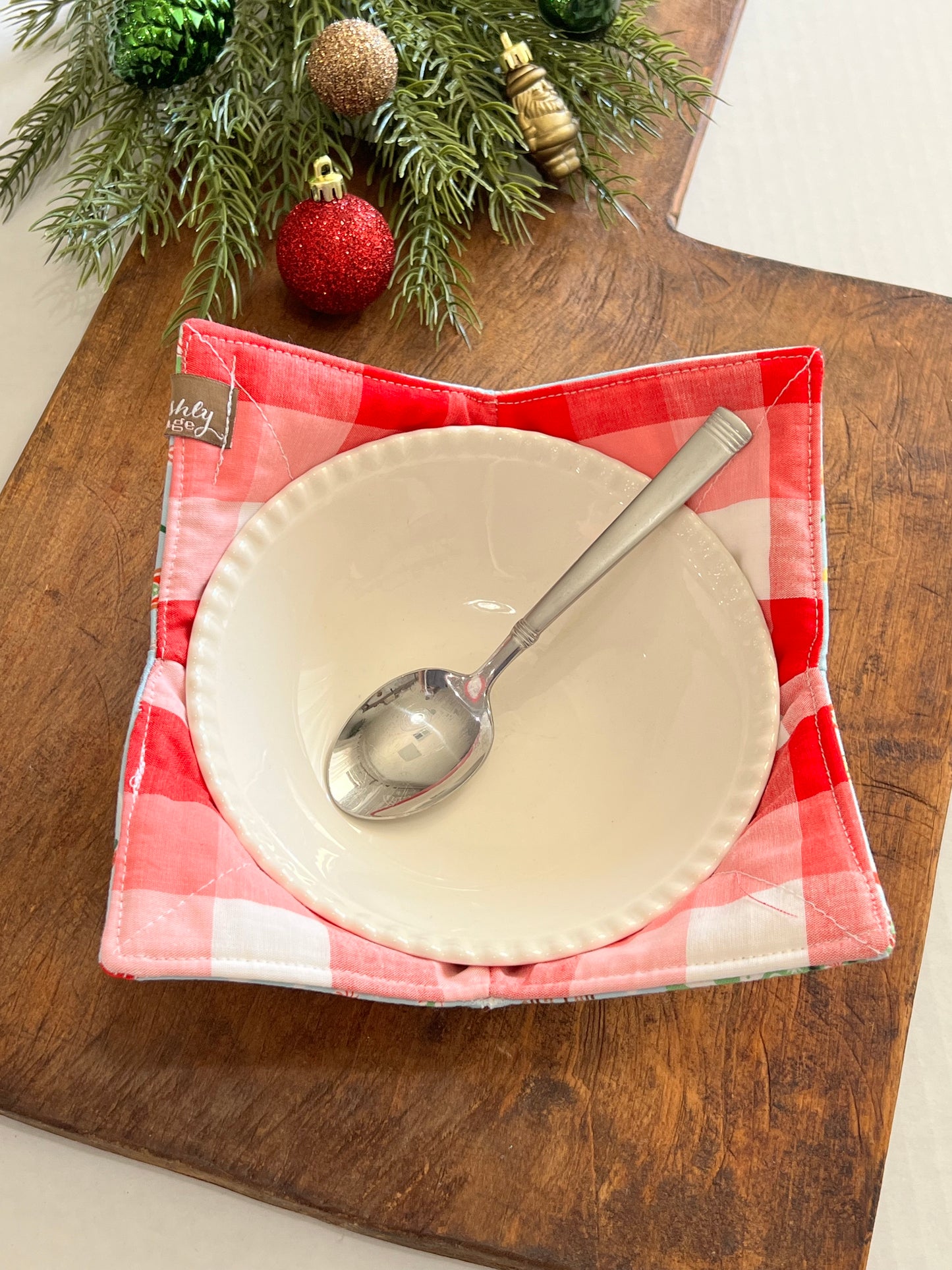 Christmas Baking Bowl Cozy