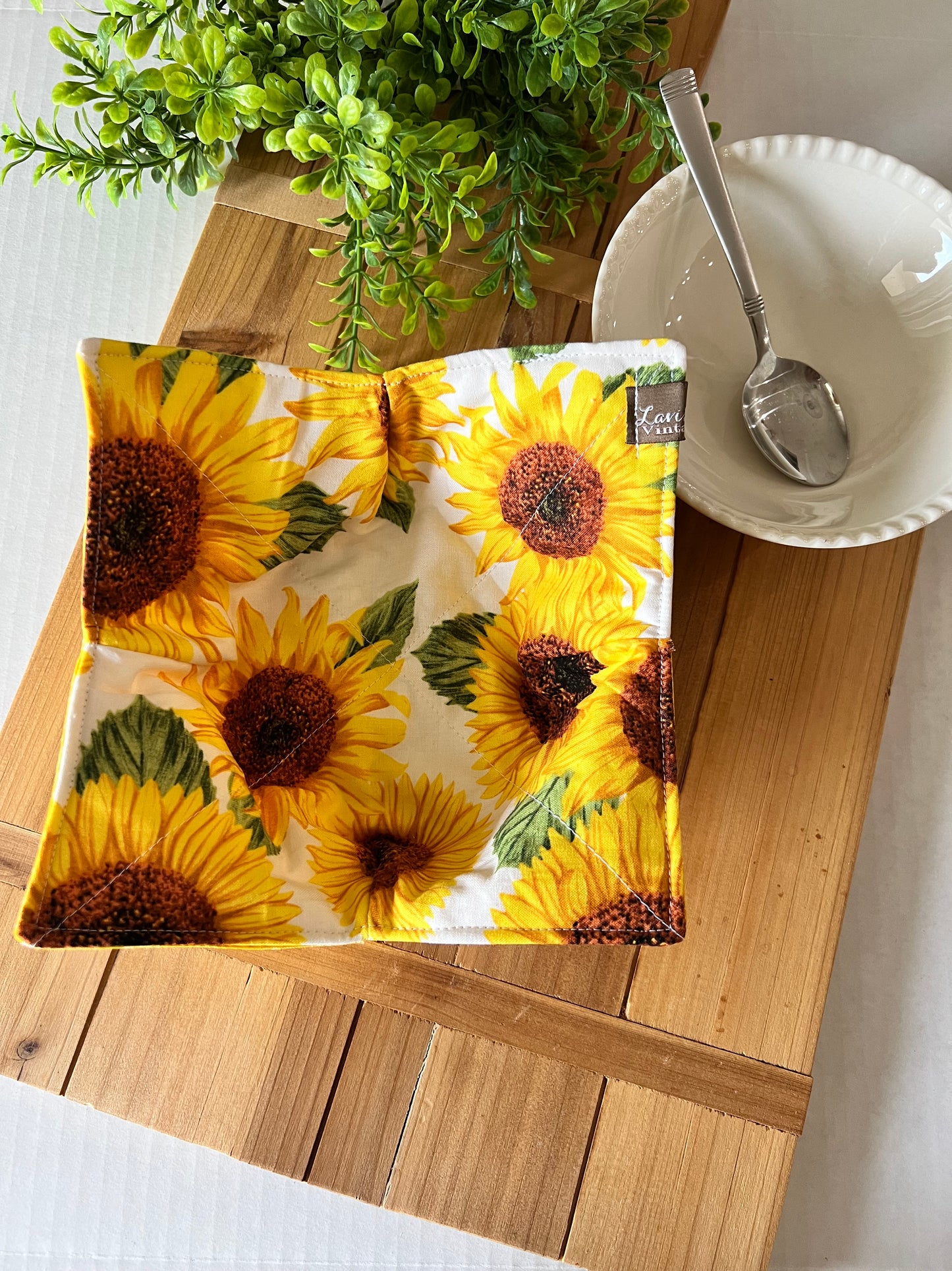 Large Sunflower Bowl Cozy