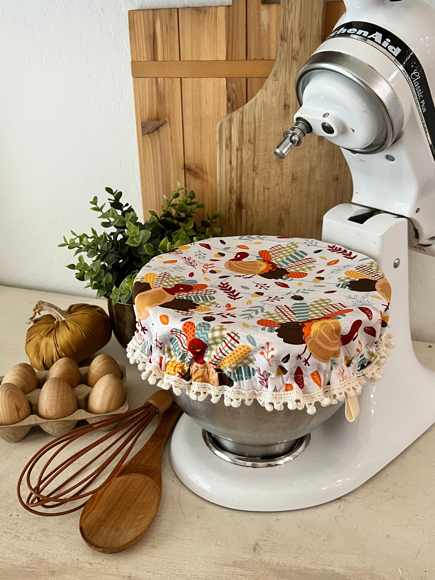 Patterned Turkey Mixer Cover