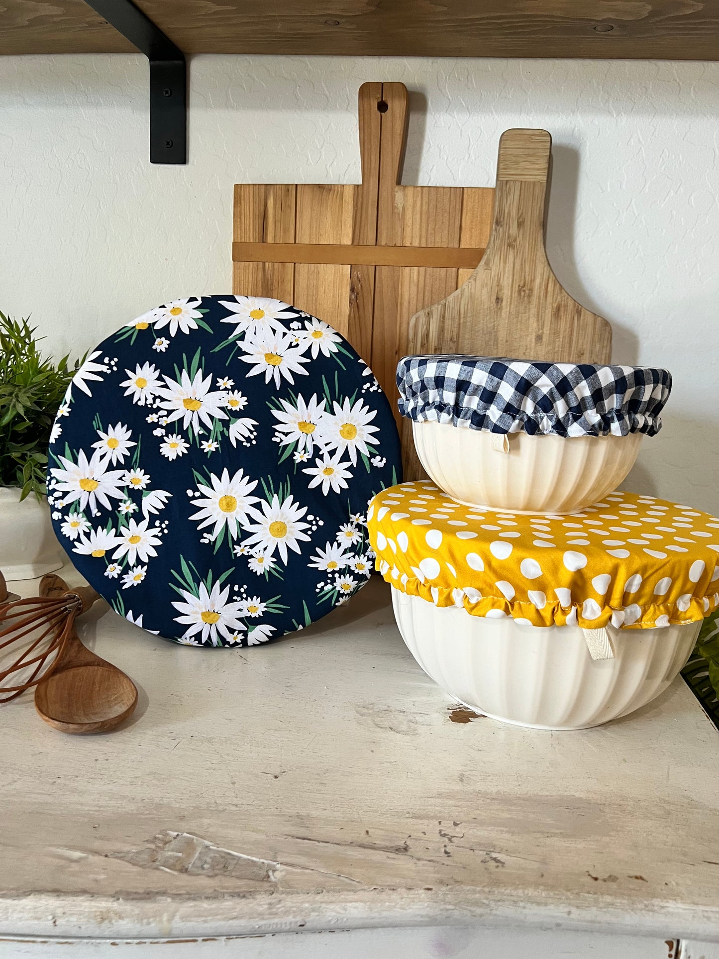 Daisy Bowl Cover Set