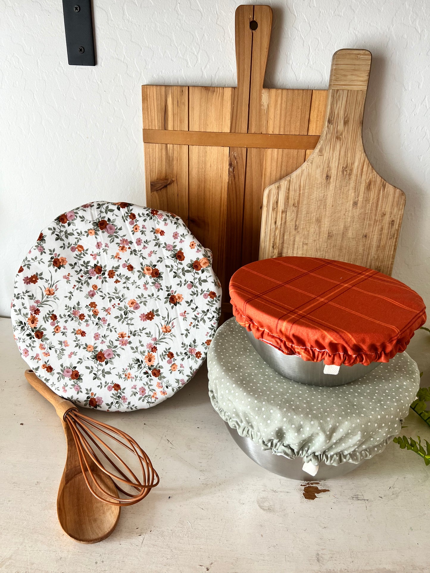 Emily Florals Bowl Cover Set