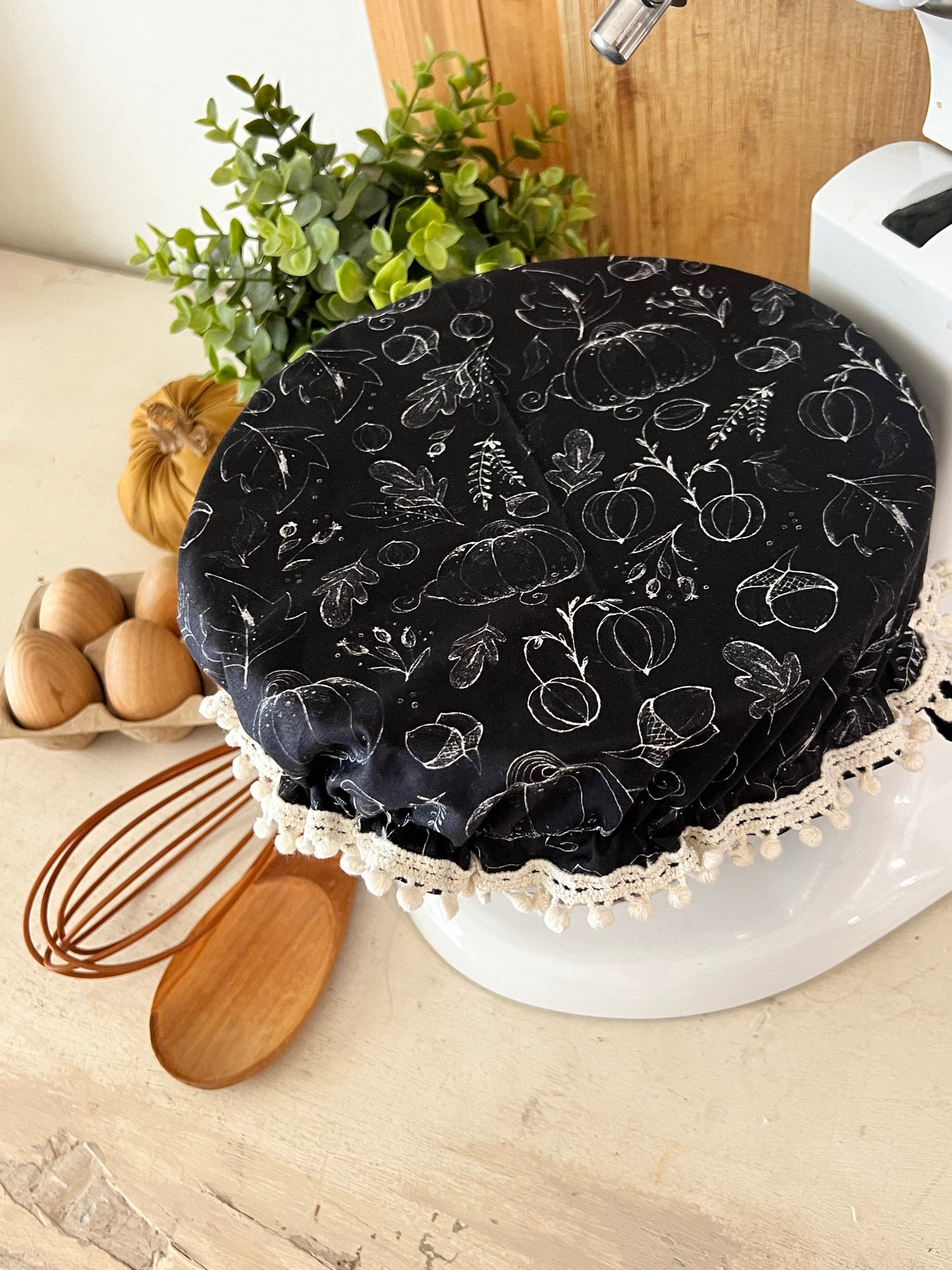 Chalkboard Pumpkins Mixer Cover