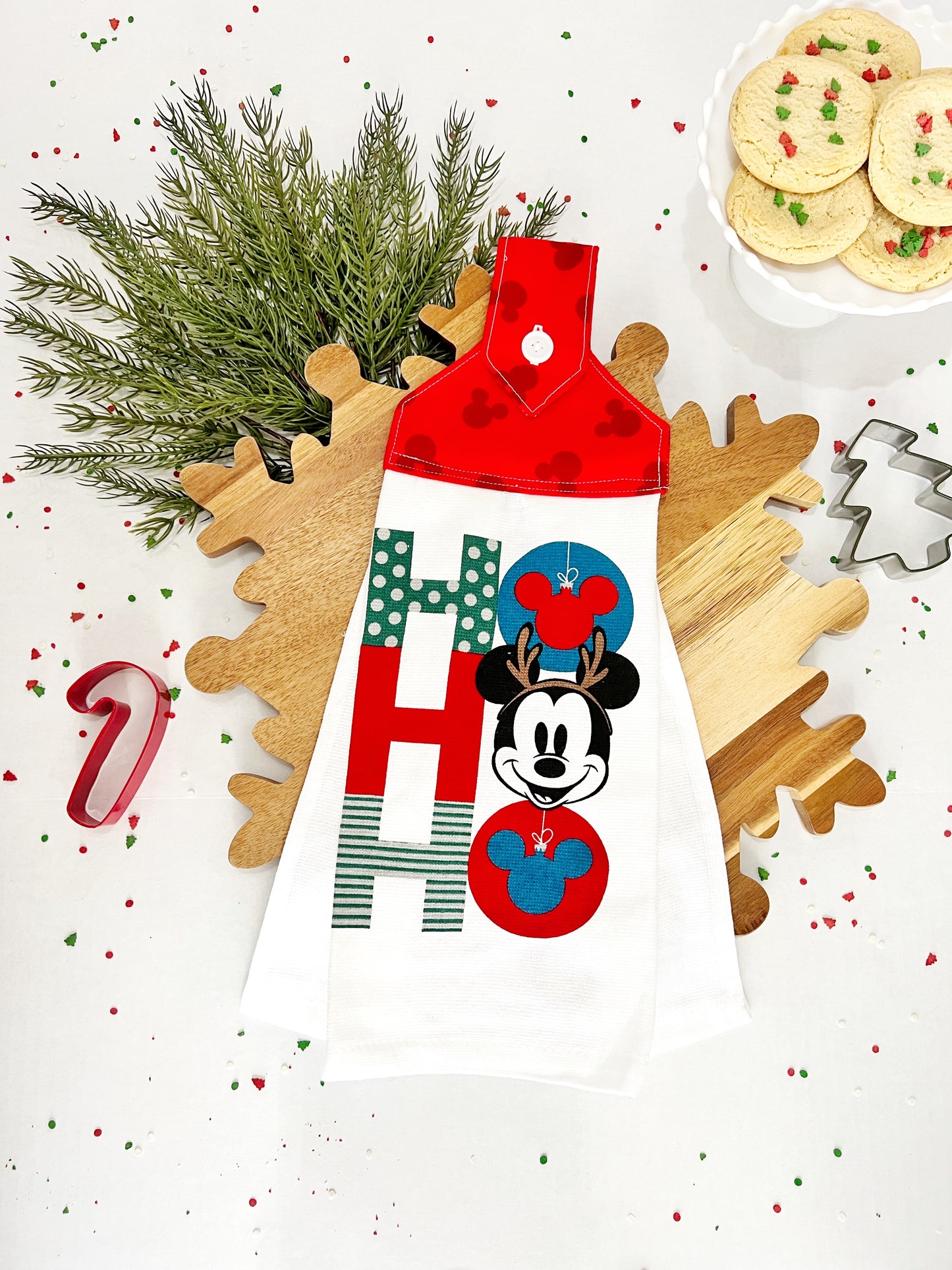 Mickey Christmas HO HO HO Towel