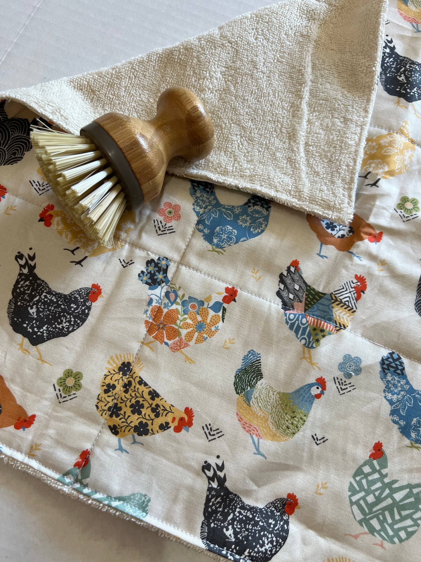 Floral Chicken Drying Mat