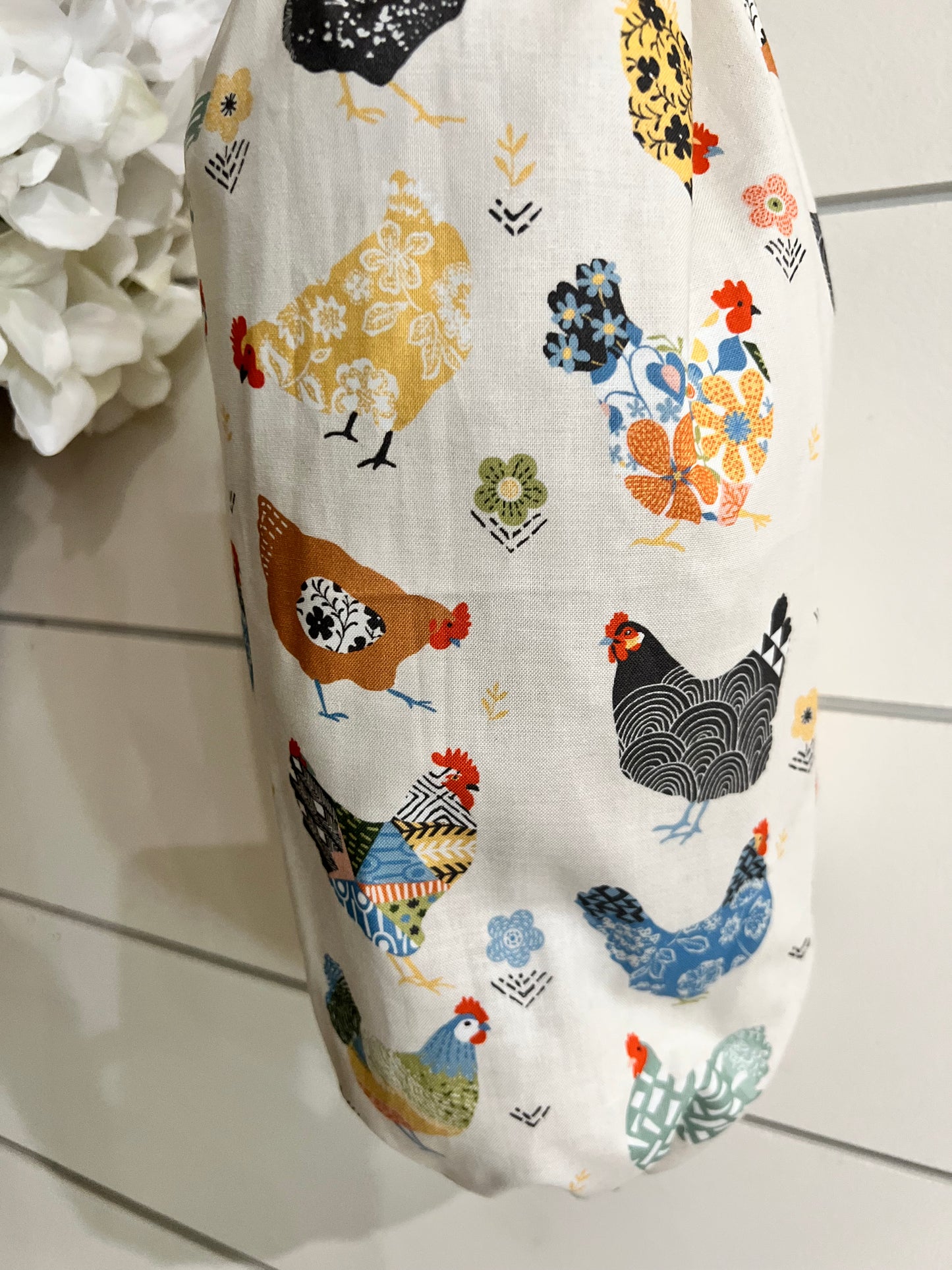 Floral Chicken Bag Holder