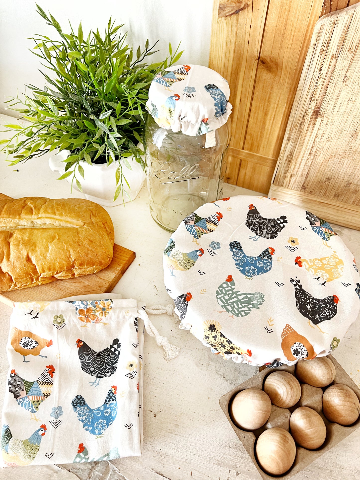 Floral Chickens Baking Bundle