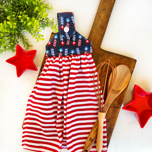 Patriotic Firecracker towel