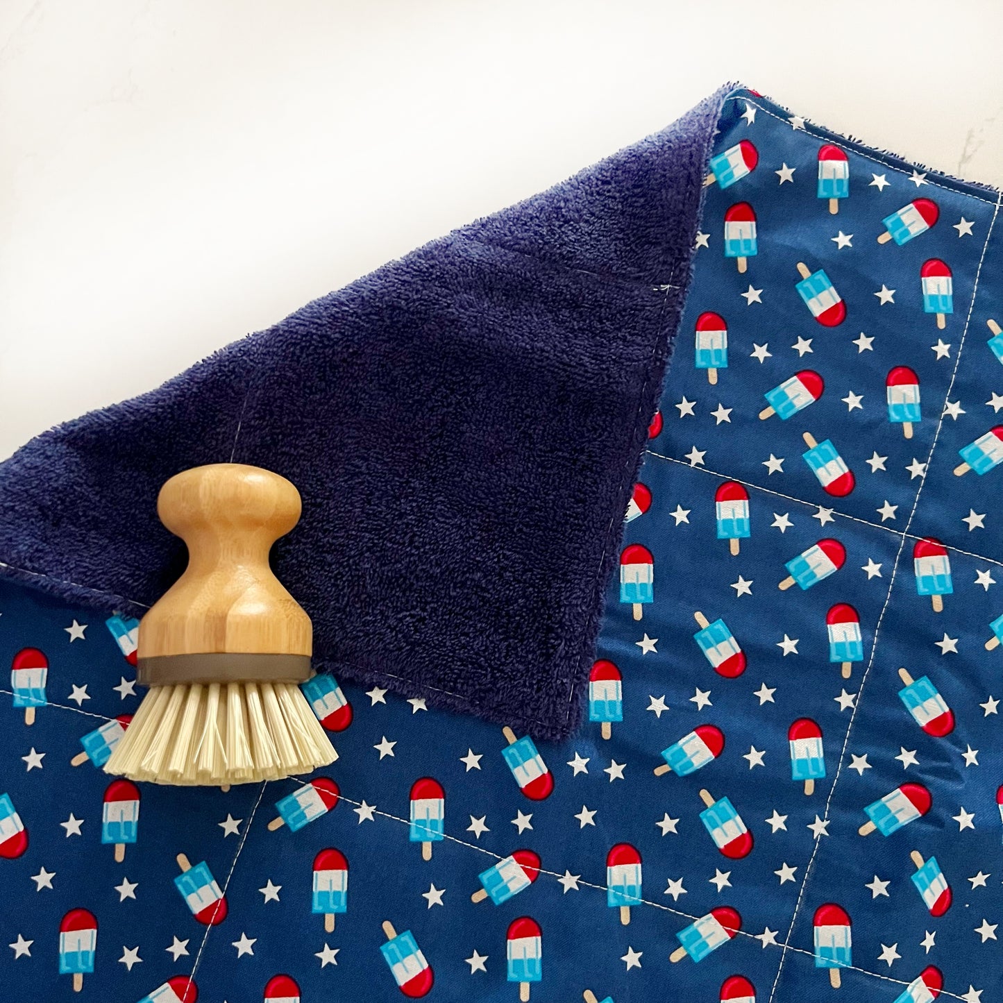 Patriotic Popsicle Drying Mat