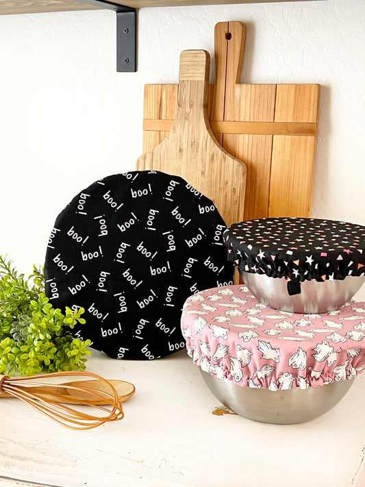 Halloween Boo Bowl Covers
