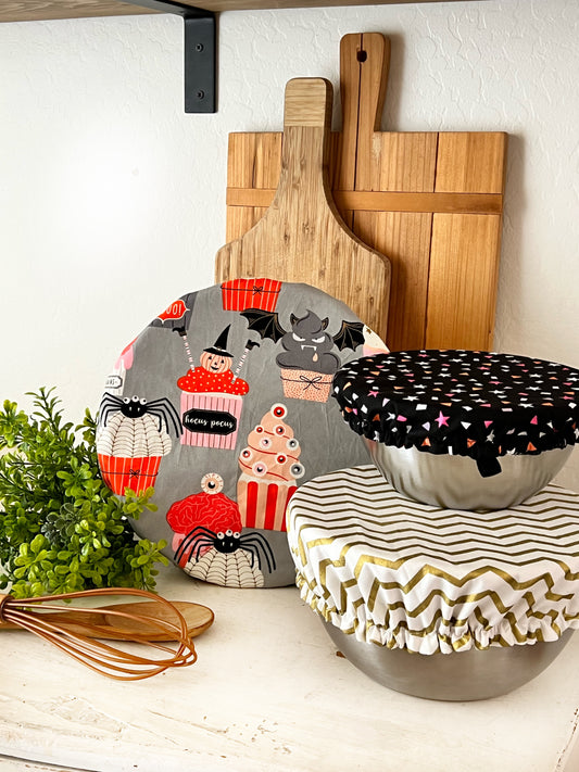 Halloween Boo Bakes Bowl Covers