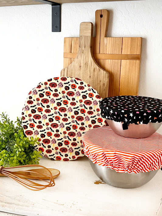 Halloween Donuts Bowl Covers
