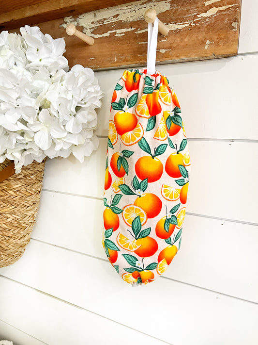 Oranges on dot Bag Holder