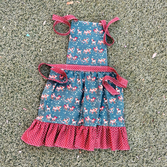 Vintage Deer Kid apron